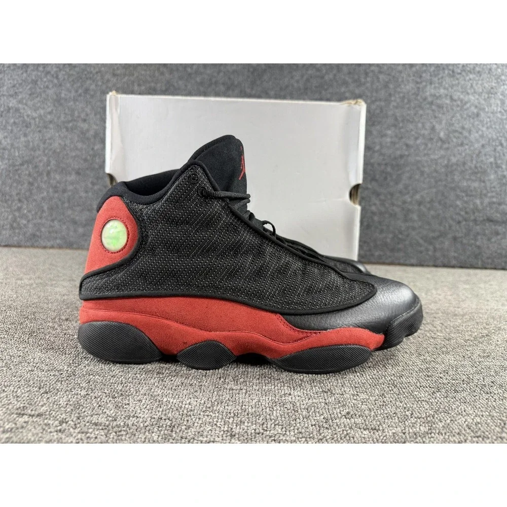 Jordan Air Jordan 13 Retro Bred Shoes Mens 9.5 Black Red Basketball 414571 004